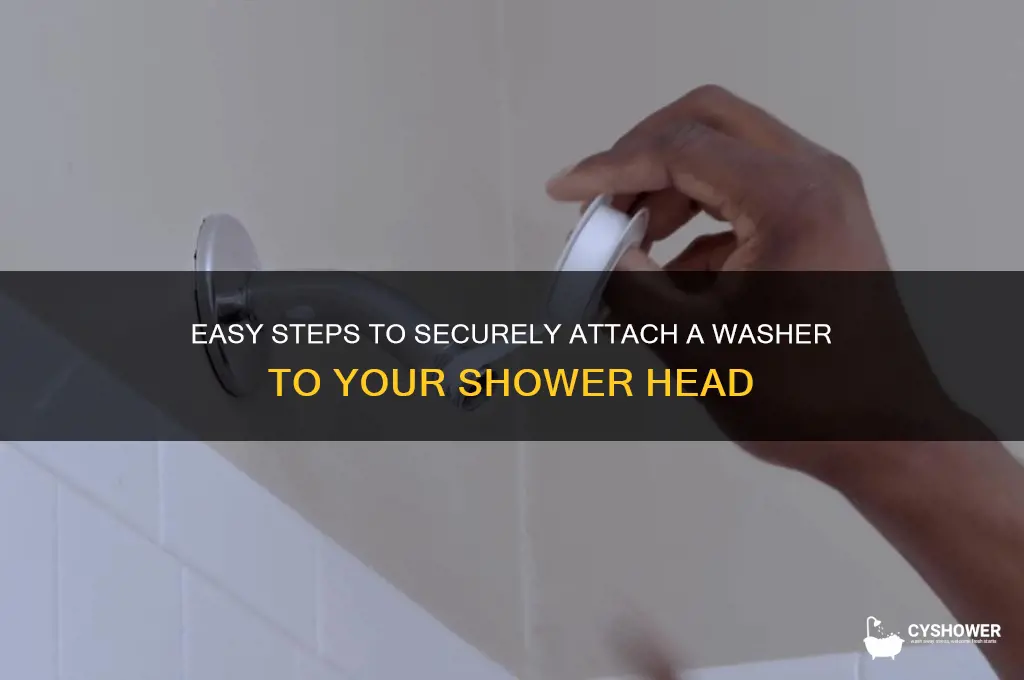 how to put a washer on a shower head