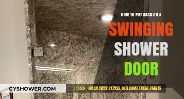 Easy Steps to Reinstall Your Swinging Shower Door Like a Pro