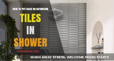 Easy DIY Guide to Reinstalling Shower Tiles in Your Bathroom