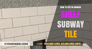 Installing a Shower Shelf in Subway Tile: A Step-by-Step Guide