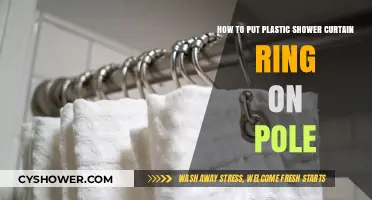 Easy Guide: Attaching Plastic Shower Curtain Rings to Your Pole