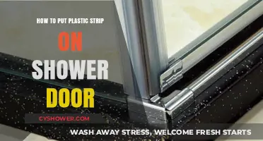 Easy Guide: Installing Plastic Strips on Your Shower Door Seamlessly