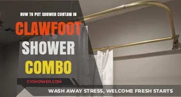 Easy Guide to Installing a Shower Curtain in Clawfoot Shower Combos