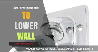 Easy Guide: Installing Shower Head on Lower Wall for Comfort