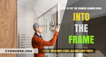 Easy Guide: Installing Your Framed Shower Door into the Frame