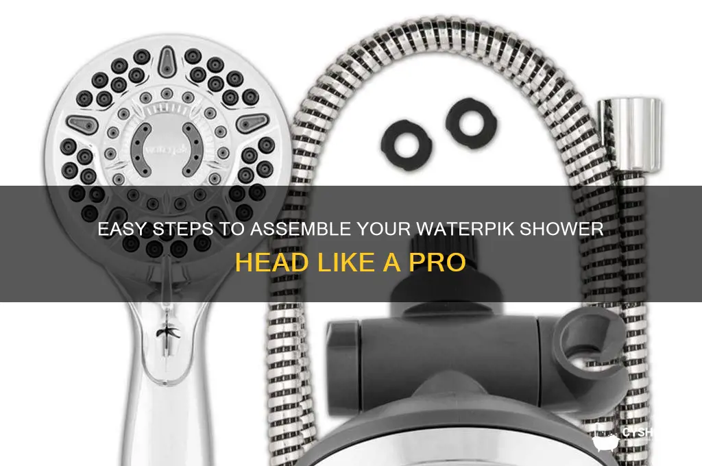 how to put together a waterpik shower head