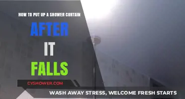 Quick Fix: Rehanging Your Shower Curtain After It Falls Down
