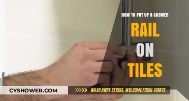 Easy Guide to Installing a Shower Rail on Tiled Walls