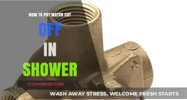 Easy Steps to Install a Water Cut-Off Valve in Your Shower