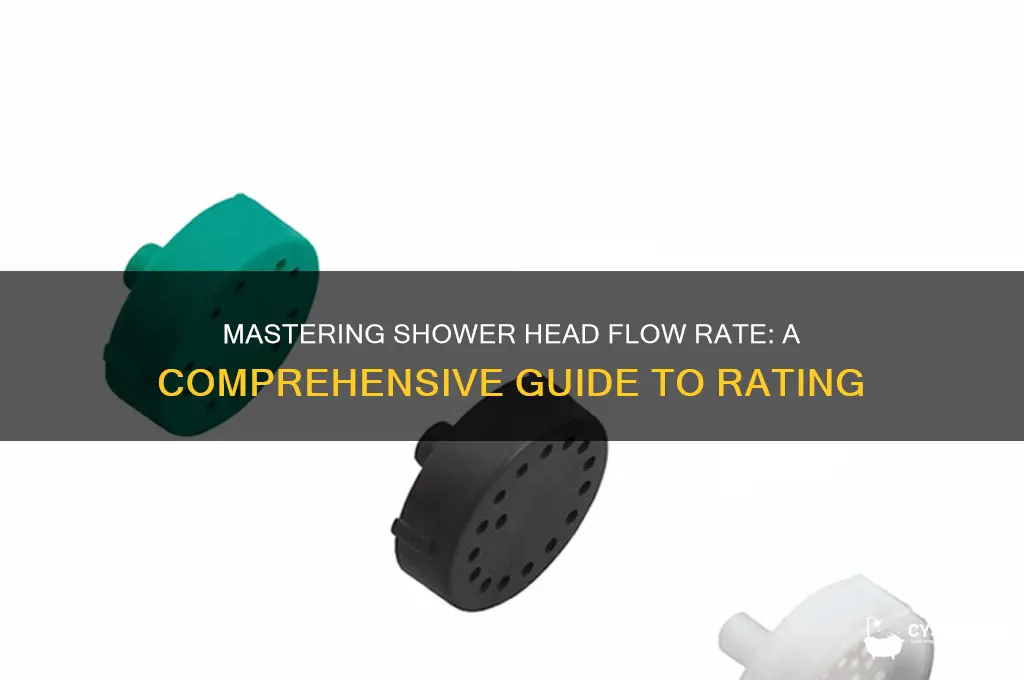 how to rate flow rate for shower heads