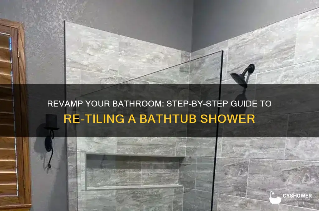 how to re tile a bathtub shower