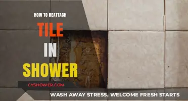 Easy DIY Guide: Reattaching Shower Tiles Like a Pro