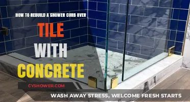 Rebuilding a Shower Curb: Concrete Over Tile Step-by-Step Guide