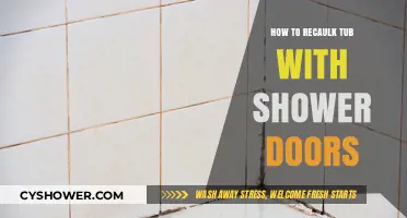 Step-by-Step Guide to Recaulking Your Tub with Shower Doors