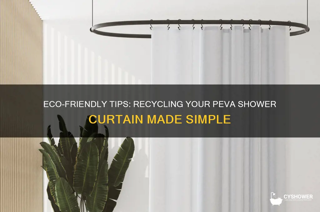 how to recycle peva shower curtain