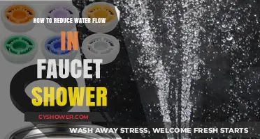 Easy Tips to Reduce Water Flow in Your Faucet Shower
