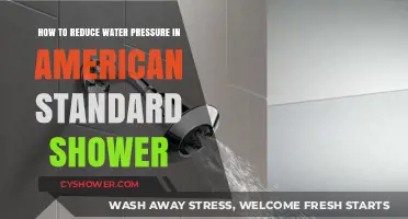 Easy Fixes to Lower American Standard Shower Water Pressure