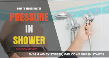 Easy Fixes to Lower High Shower Water Pressure Quickly