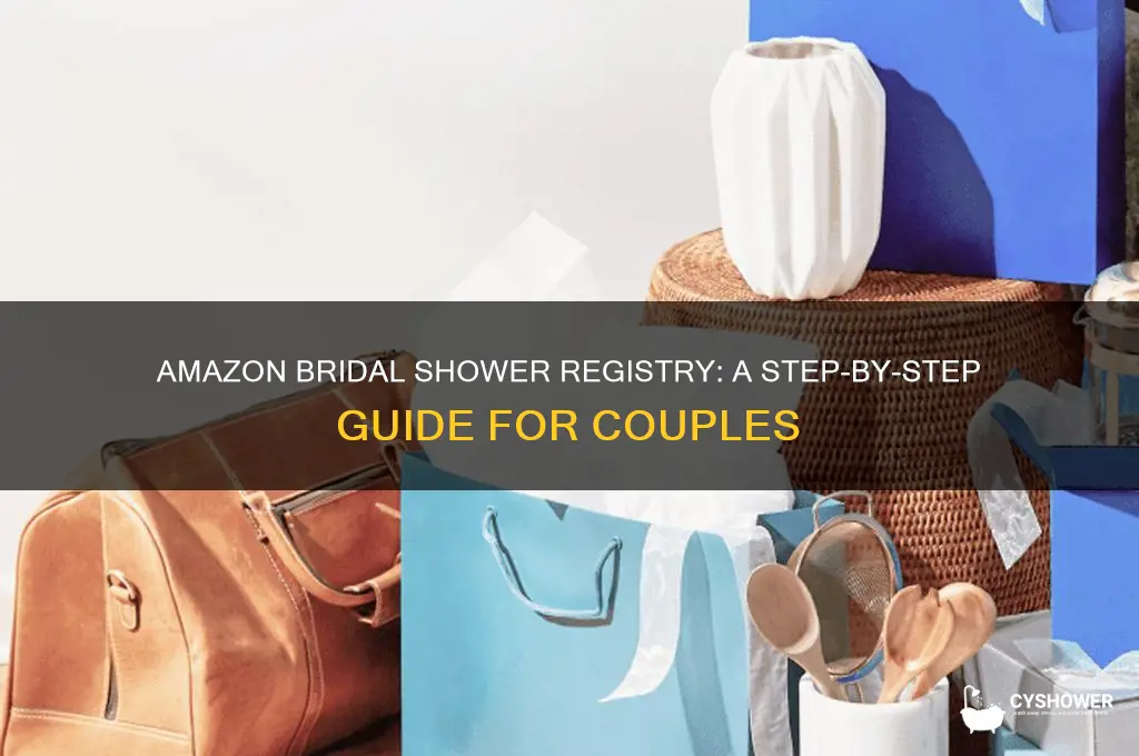 how to register with amazon for bridal shower
