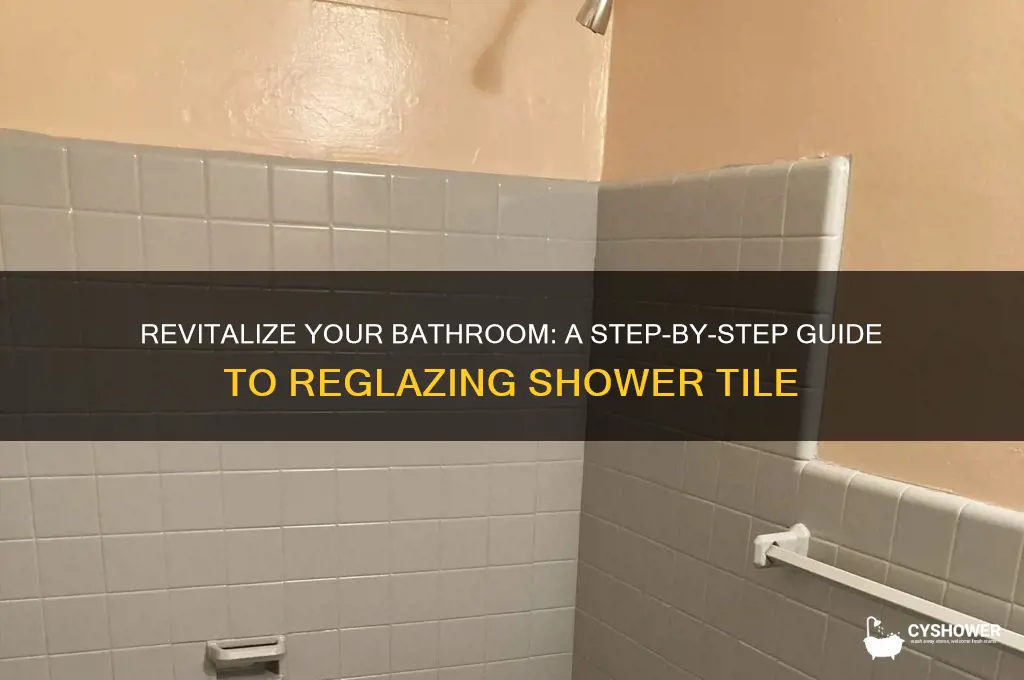 how to reglaze shower tile