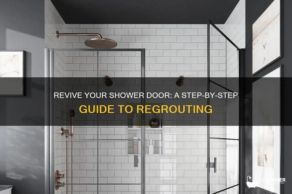 how to regrout a shower door