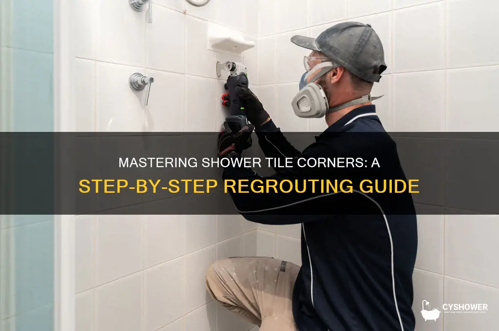 how to regrout shower tile corners