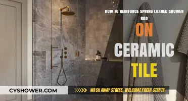 Secure Your Spring-Loaded Shower Rod on Ceramic Tile: Easy Reinforcement Tips