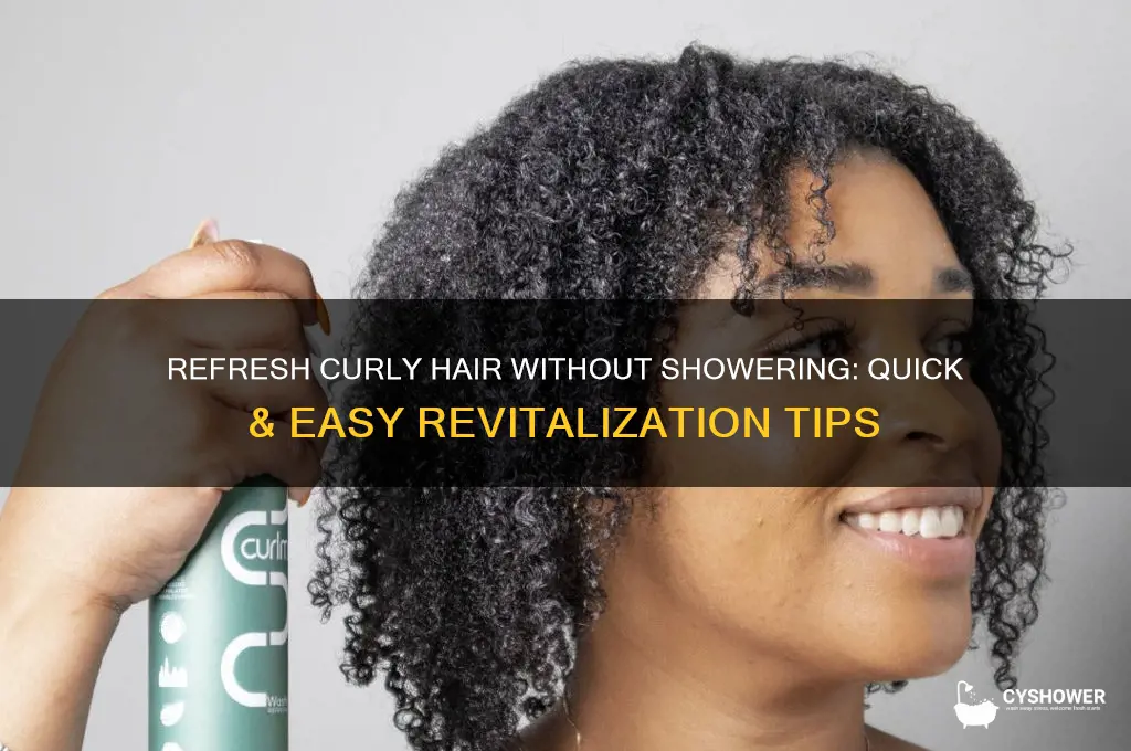 how to rejubenate curly hair wihtout shower