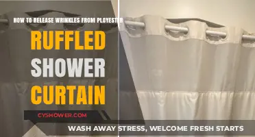 Smooth Ruffles: Easy Wrinkle-Release Tips for Polyester Shower Curtains