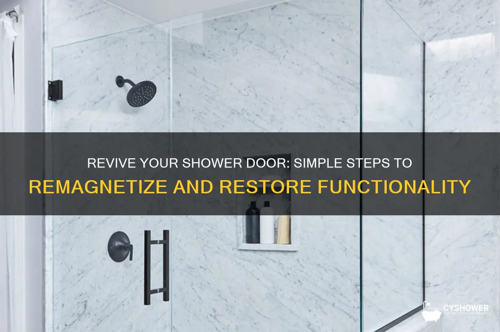 how to remagnetize a shower door