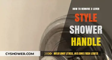 Easy Steps to Remove a 3-Lever Shower Handle Yourself