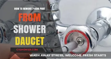 Easy Steps to Remove the 71509 Part from Your Shower Faucet