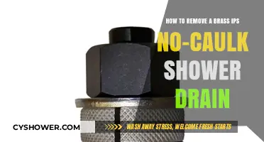Easy Steps to Remove a Brass IPS No-Caulk Shower Drain