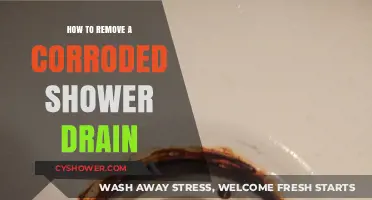 Fixing a Stuck Shower Drain: Removing Corroded Parts Easily