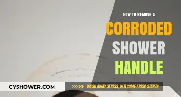Fixing a Stuck Shower Handle: Removing Corroded Fixtures Easily