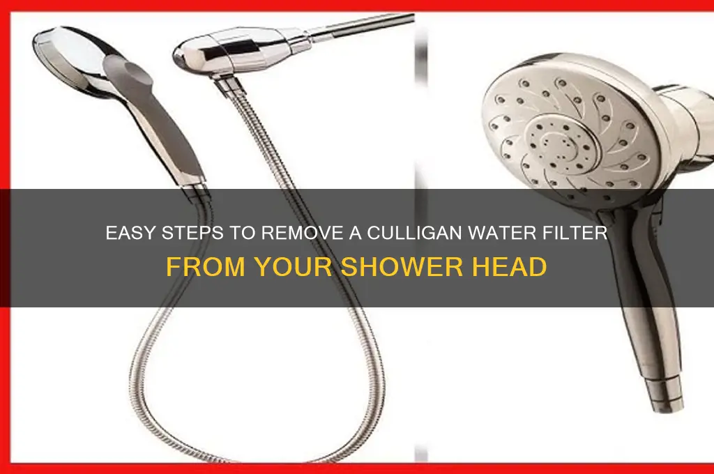 how to remove a culligan water filter from shower hesad