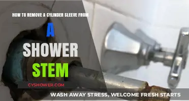 Efficiently Removing a Cylinder Sleeve from Your Shower Stem: A Guide