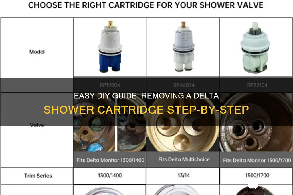 how to remove a delta shower cartridge