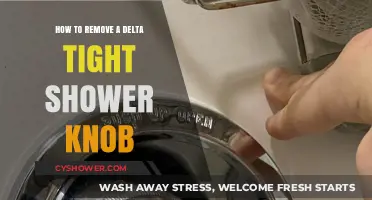 Easy Steps to Remove a Stuck Delta Shower Knob