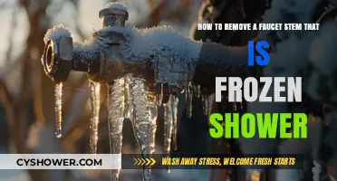 Unfreeze Your Shower: Easy Steps to Remove a Stuck Faucet Stem