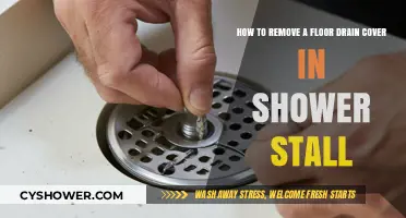 Easy Steps to Remove a Shower Stall Floor Drain Cover