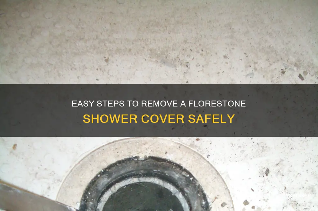 how to remove a florestone shower cover