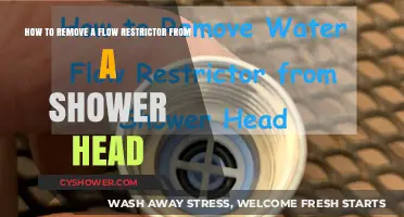Easy Steps to Remove a Shower Head Flow Restrictor