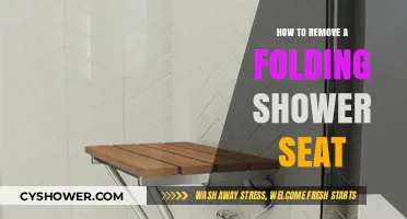 Easy Steps to Remove Your Folding Shower Seat Safely
