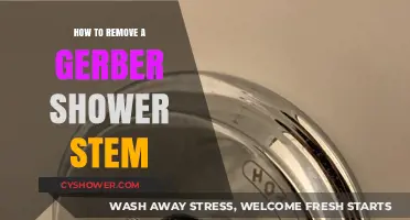 Easy Steps to Remove a Gerber Shower Stem: DIY Guide