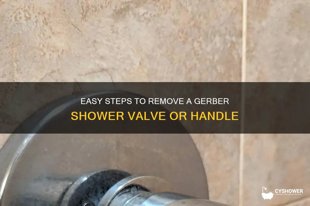 how to remove a gerber shower