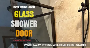 Easy Steps to Remove a Hinged Glass Shower Door Safely