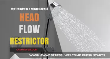 Easy Steps to Remove Kohler Shower Head Flow Restrictor