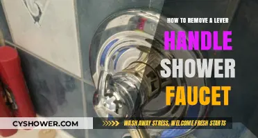 Easy DIY Guide: Removing a Lever Handle Shower Faucet Step-by-Step