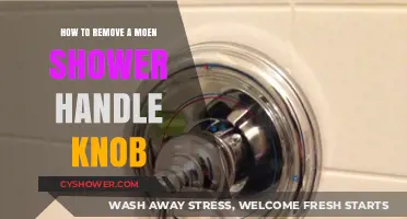 Easy Steps to Remove a Moen Shower Handle Knob